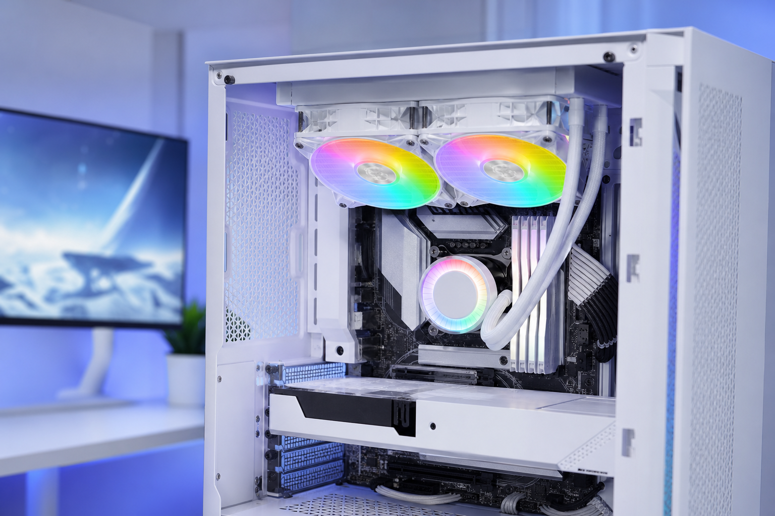 Un AIO bianco da 240 mm a 50,44€: MSI taglia il 54%
