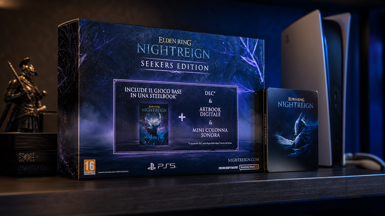 Immagine di Steelbook e DLC a 29,99€: Nightreign Seekers Edition su Amazon