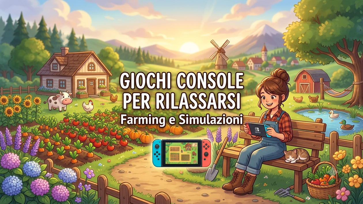 Immagine di Giochi console per rilassarsi: farming game gestionali e simulazioni leggere