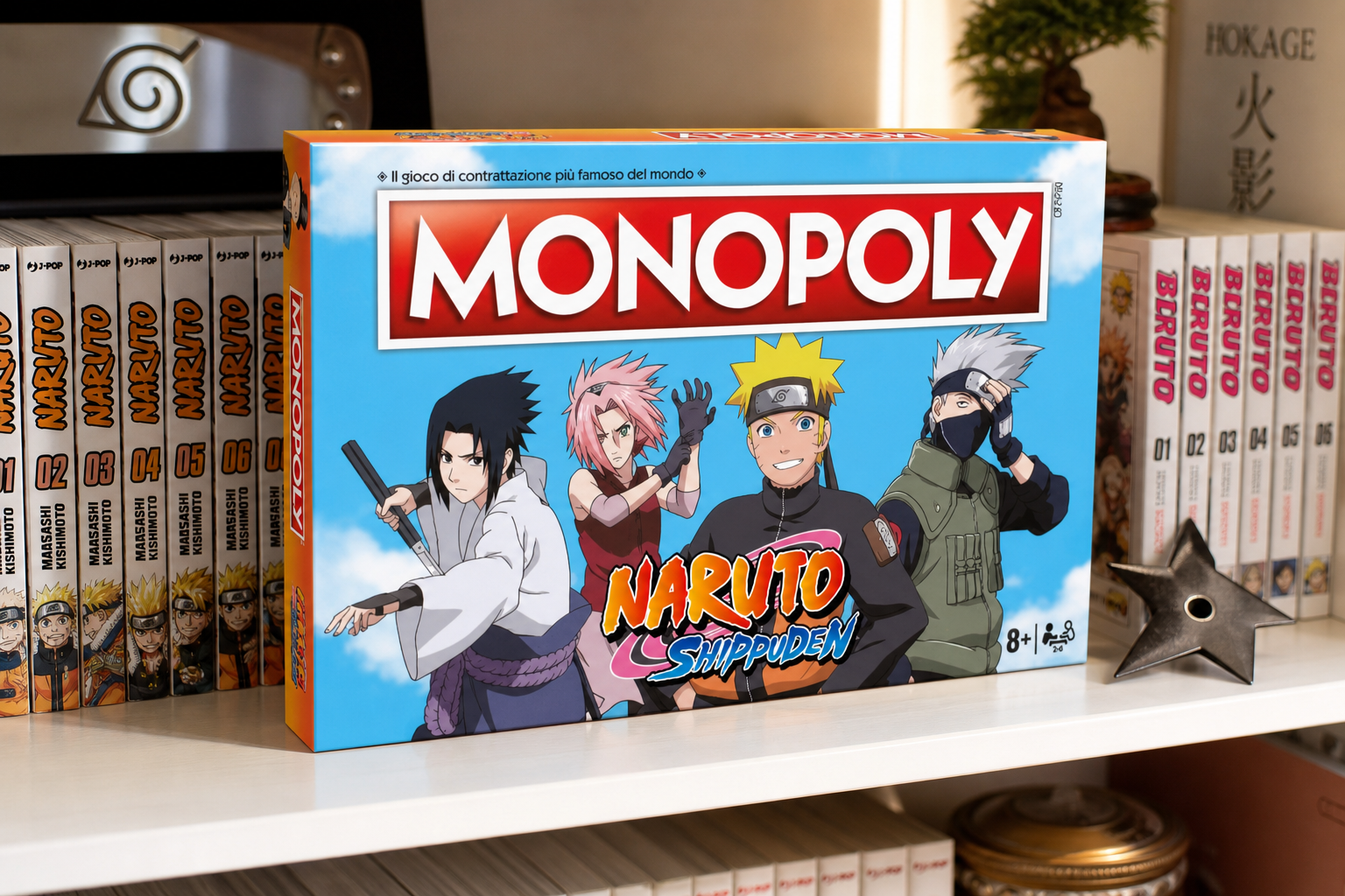Konoha si compra a metà prezzo: Monopoly Naruto è a 20€ su Amazon