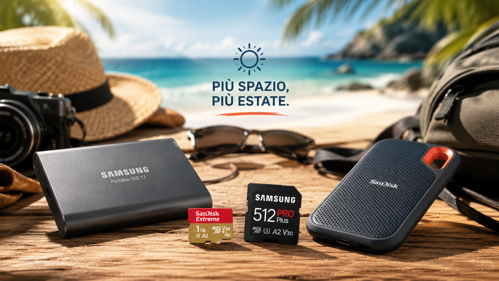 Memoria piena prima delle ferie? Ecco gli SSD e le microSD che vi salvano l'estate