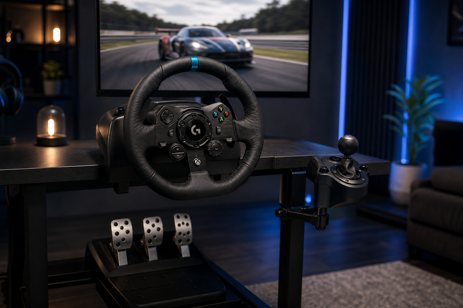 Volante, pedali e cambio: Logitech G923 a 249,10€ su Amazon