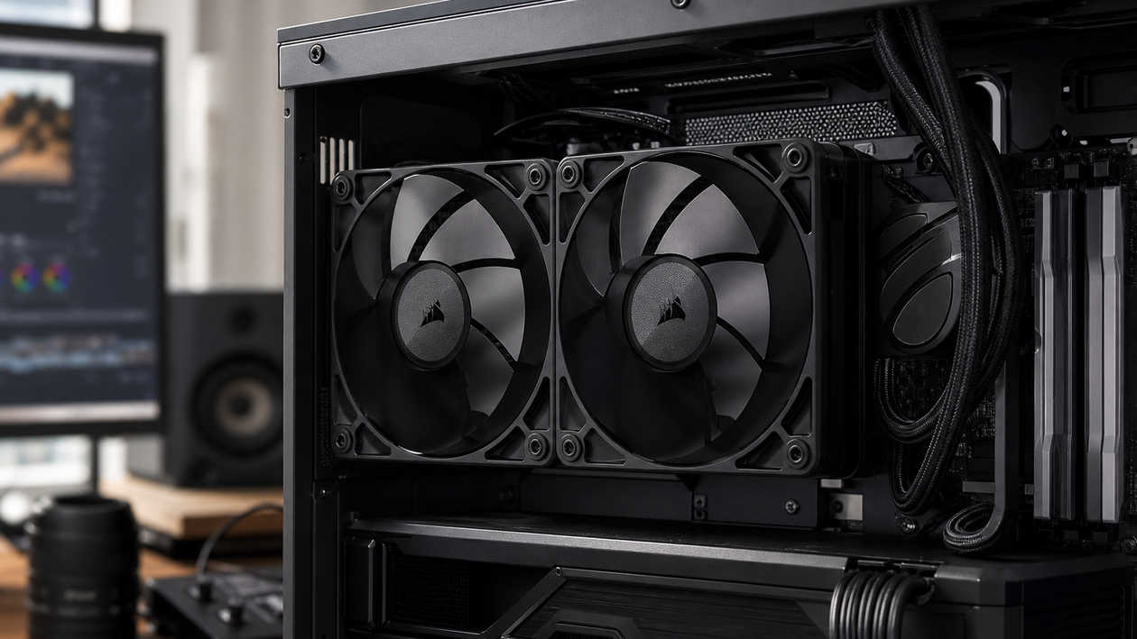Immagine di Due RX140 MAX a 49,90€: Corsair taglia il 52% su Amazon