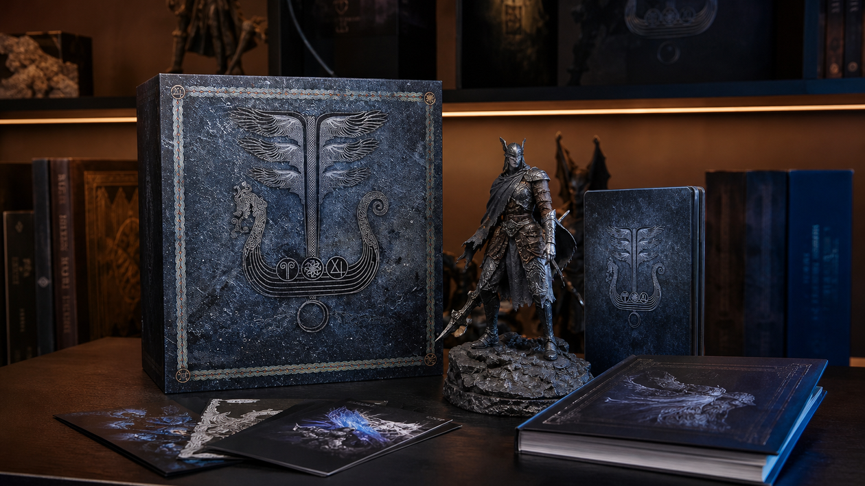 Immagine di 72€ in meno per Nightreign Collector's: statua e Steelbook su Amazon