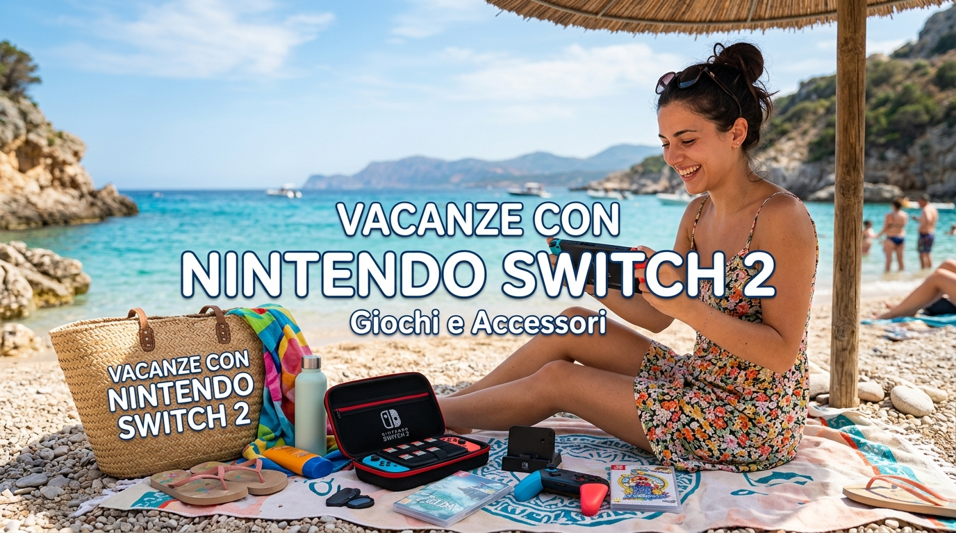 Partite in vacanza con Nintendo Switch 2: giochi e accessori da portare con voi