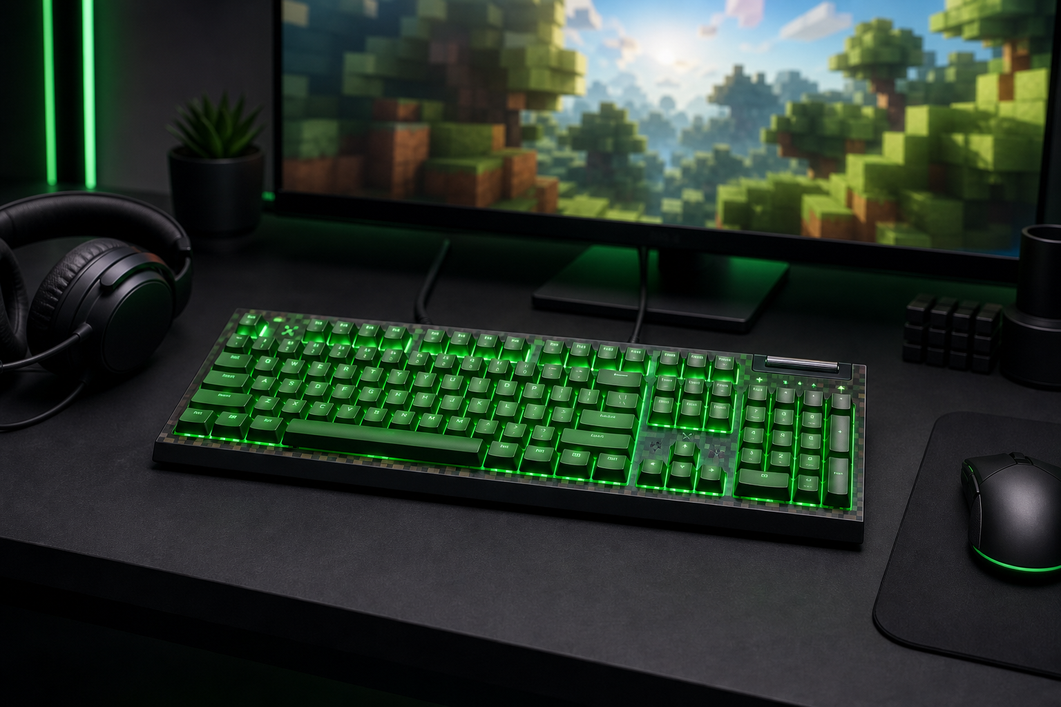 La tastiera Minecraft di Razer è al minimo: 106,03€ su Amazon