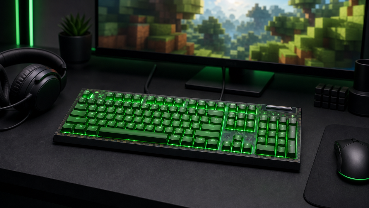 Immagine di La tastiera Minecraft di Razer è al minimo: 106,03€ su Amazon