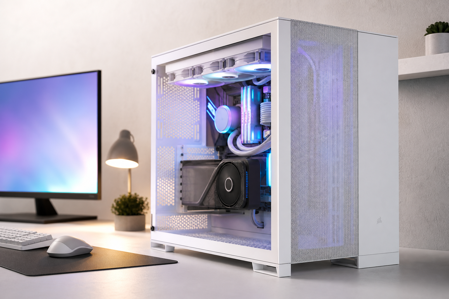 La build nasconde ogni cavo: Corsair 6500D a 109,99€