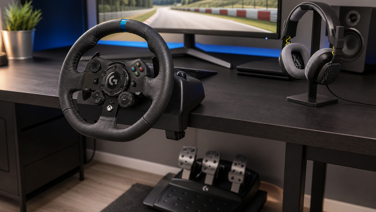 Immagine di Logitech G923 e ASTRO A10: 177,82€ in meno su Amazon