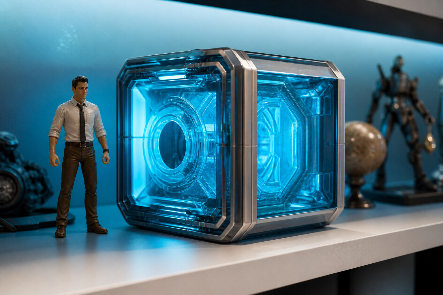 Il Tesseract di Loki illumina la mensola: 48,99€ su Amazon