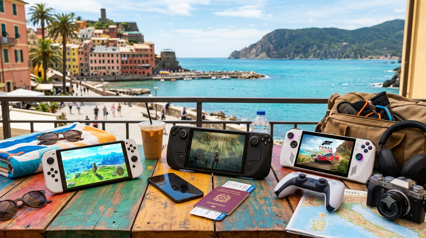 Quale console portare in vacanza tra Switch, handheld PC e altre?