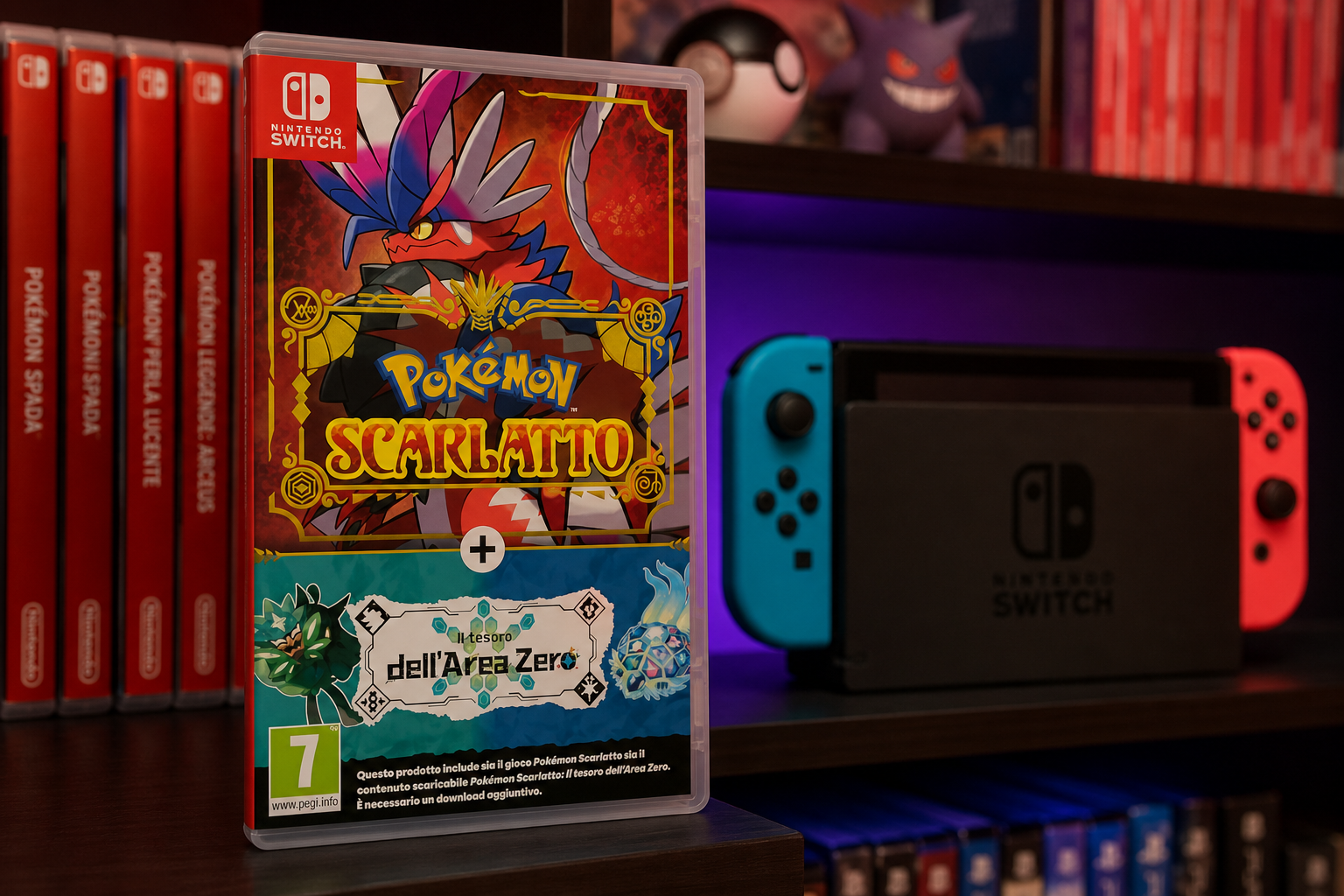 Paldea e Area Zero in una scheda: Pokémon Scarlatto a 59,53€