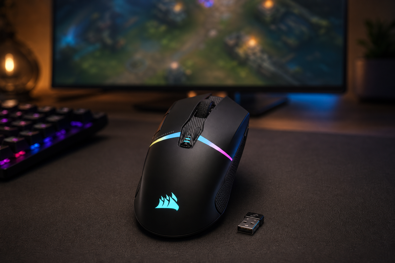 Undici comandi senza fili: Corsair NIGHTSABRE a 99,99€ su Amazon