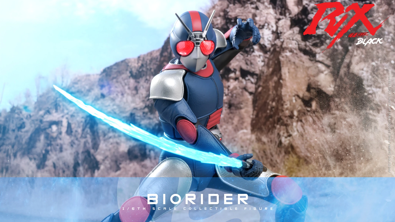 Kamen Rider Black RX: ecco la nuova action doll di BioRider targata Hot Toys