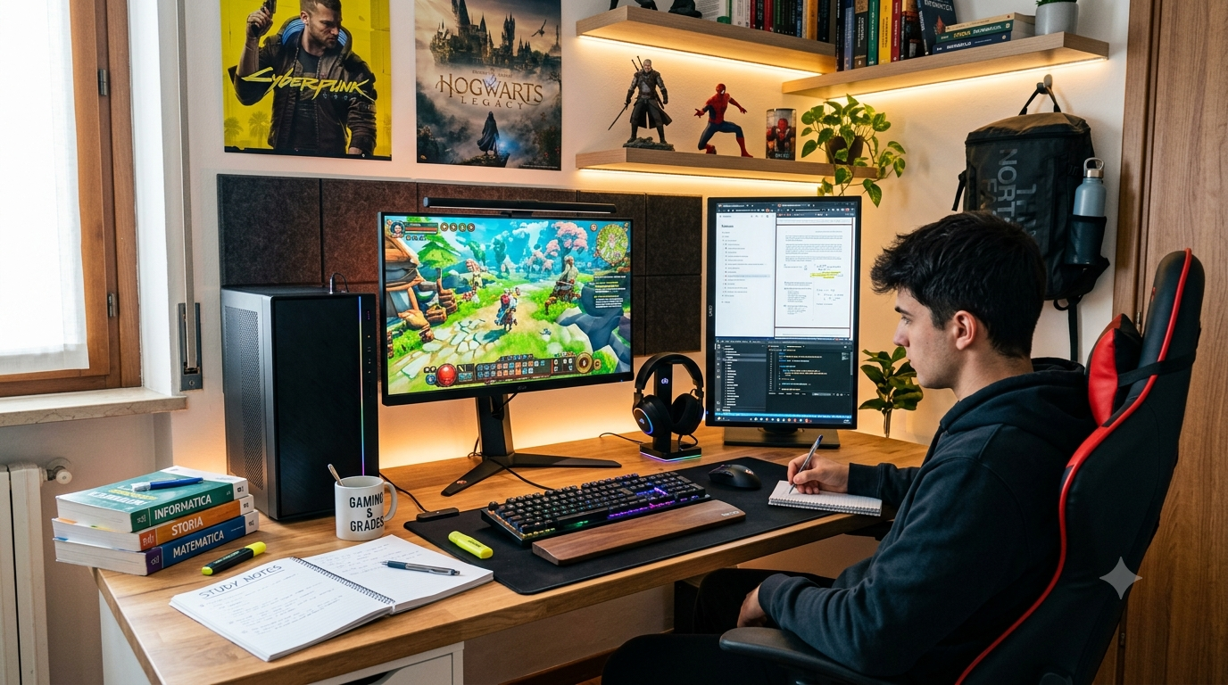 Anteprima: Back to School da gamer: la scrivania perfetta tra studio, gaming e produttività