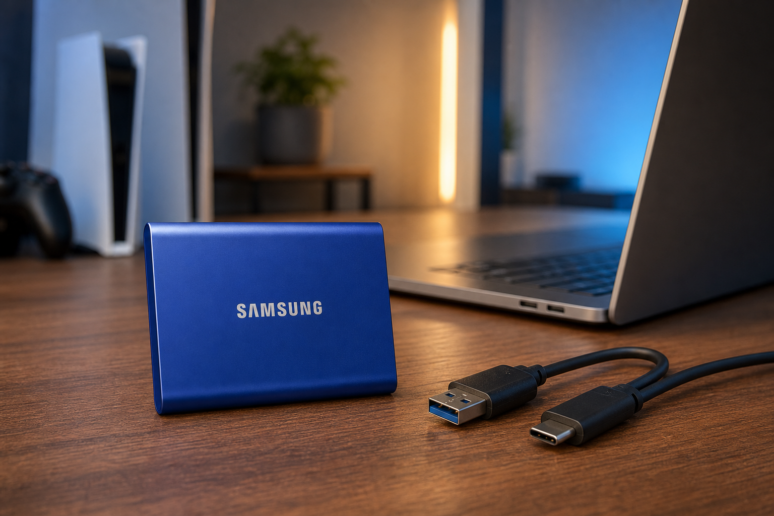 Anteprima: 1 TB tascabile per console e creator: Samsung T7 è al 47%