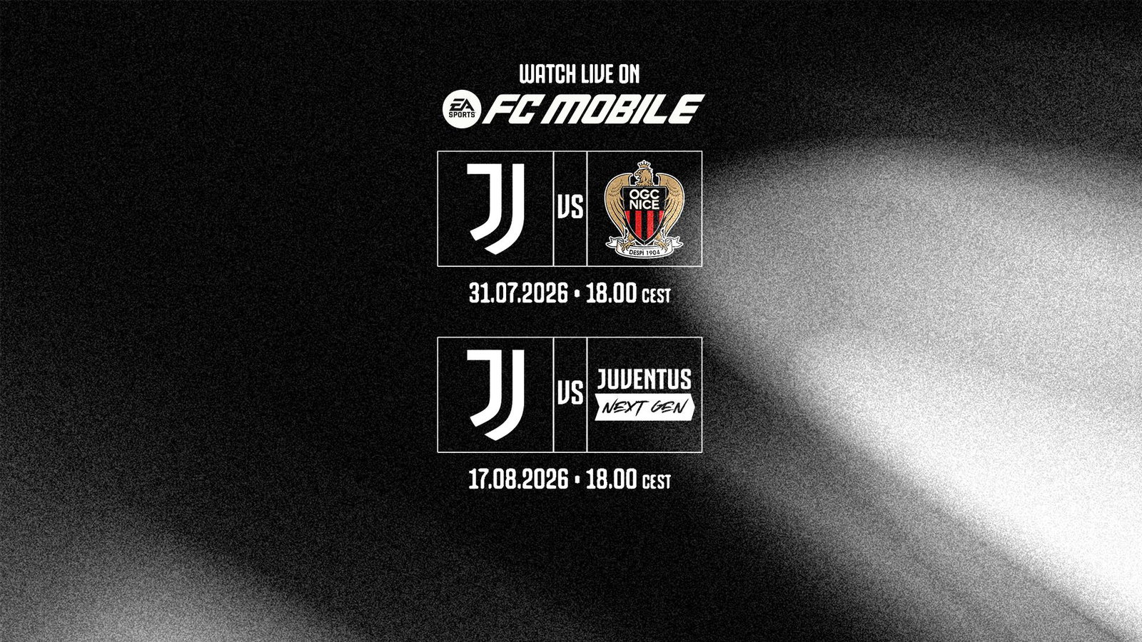 Anteprima: Due partite della Juventus in diretta gratis con EA Sports FC 27