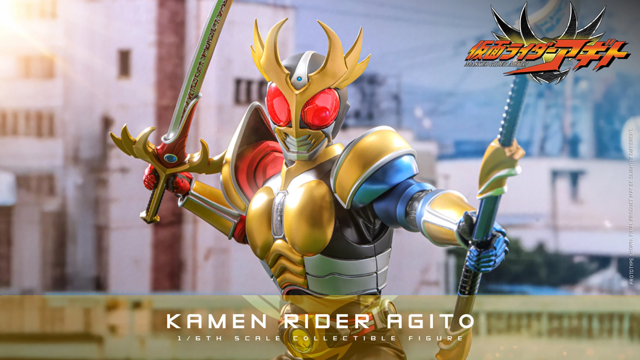 Anteprima: Kamen Rider Agito risveglia il suo potere dorato nella nuova action doll di Hot Toys