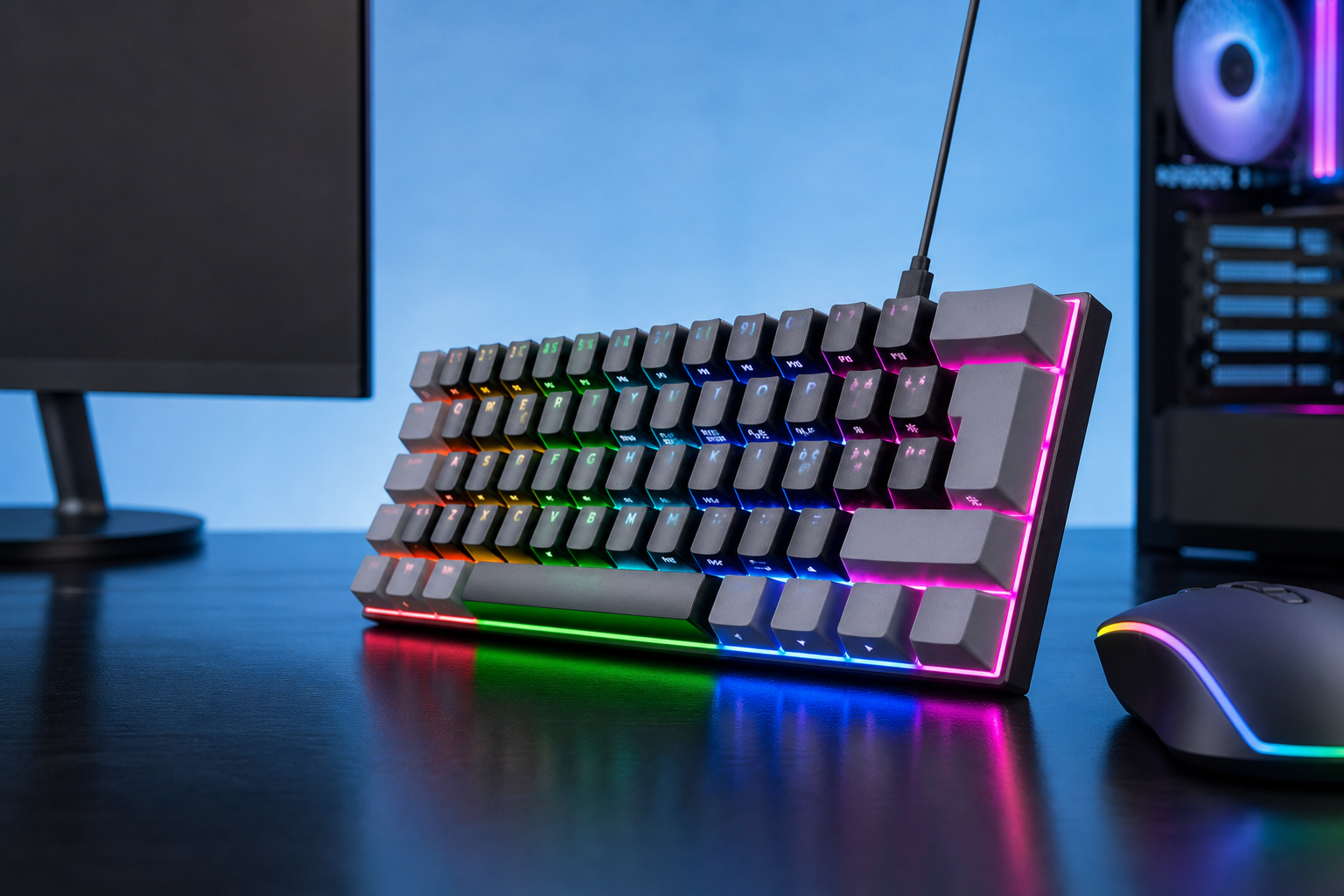 Anteprima: La tastiera meccanica compatta con switch rossi costa solo 29,49€