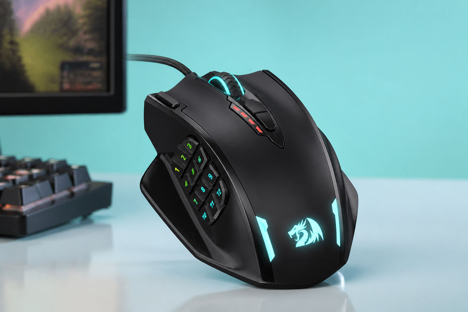 Anteprima: Mouse MMO con 12 tasti a 25,57€: Redragon M908 è un affare per i raid