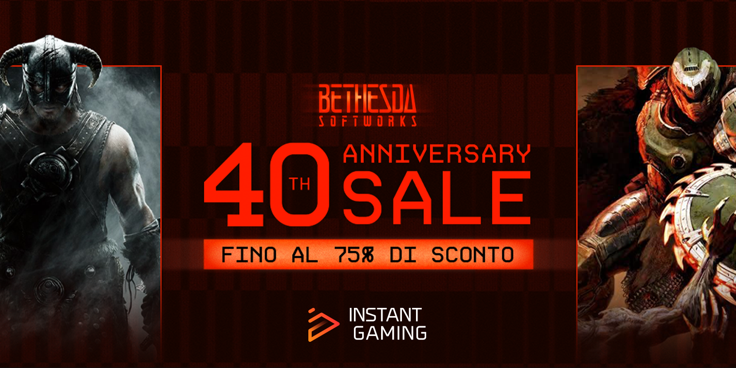 Anteprima: 40 anni di leggende Bethesda! Festeggia l'anniversario con sconti fino al 75% su Instant…