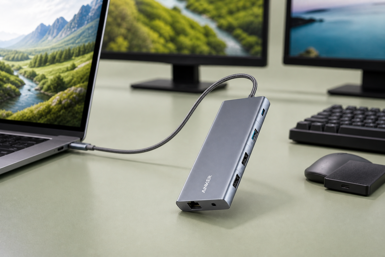 Anteprima: Anker 565 al 44% mette undici porte sul laptop, ne vale ogni euro