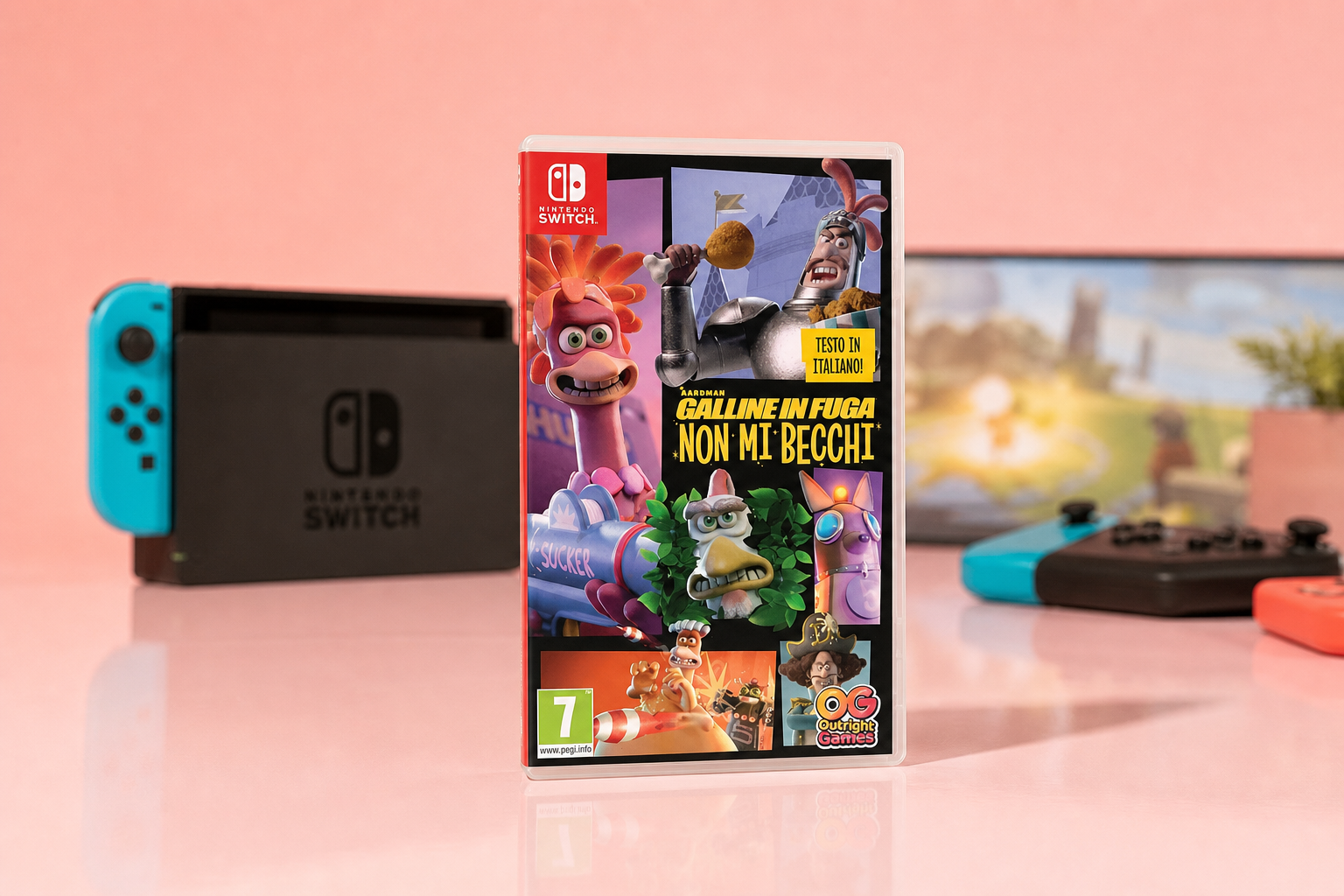Anteprima: Galline in fuga su Switch al 59%, fughe in co-op a soli 16,26€