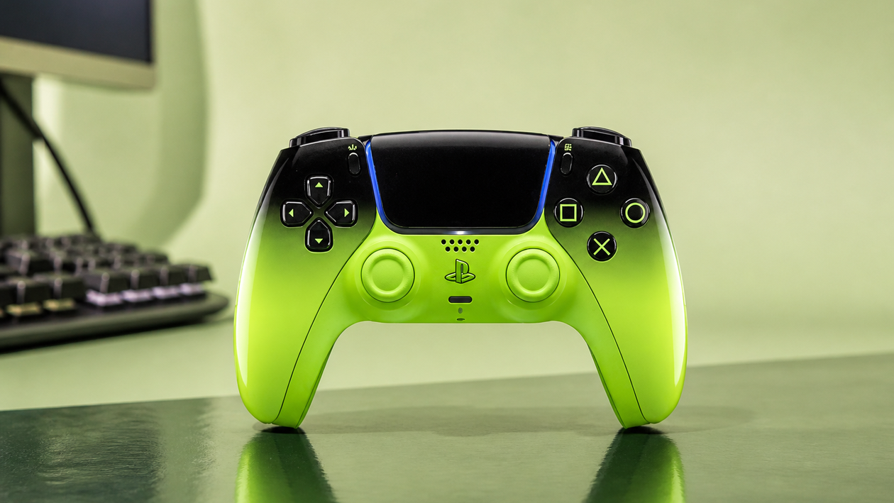 Immagine di PlayStation DualSense Remix Green a 69,99€, il controller che ravviva il setup