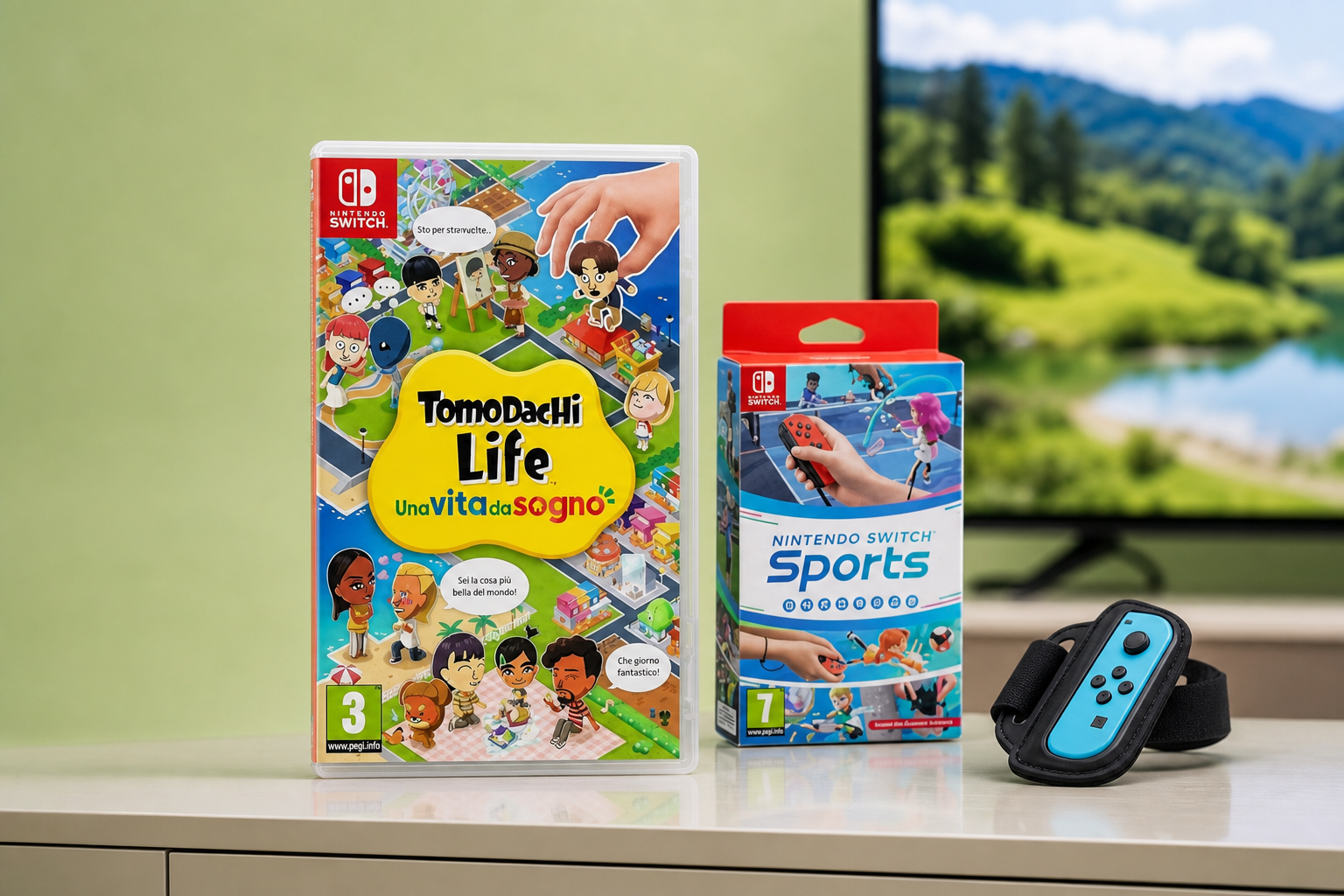 Anteprima: Tomodachi Life + Nintendo Switch Sports a 89,89€, il bundle per tutta la casa
