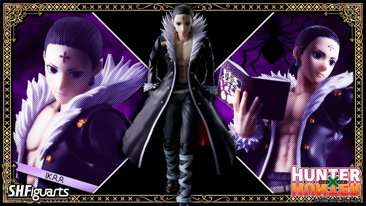 Anteprima: Chrollo Lucifer, il leader della Brigata Fantasma conquista la linea SH Figuarts