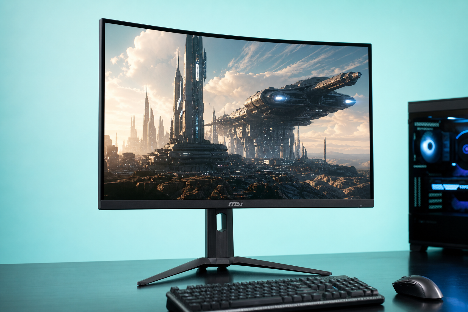 Anteprima: MSI MAG 321CUPDF al 46%: 4K a 160 Hz o Full HD a 320 Hz