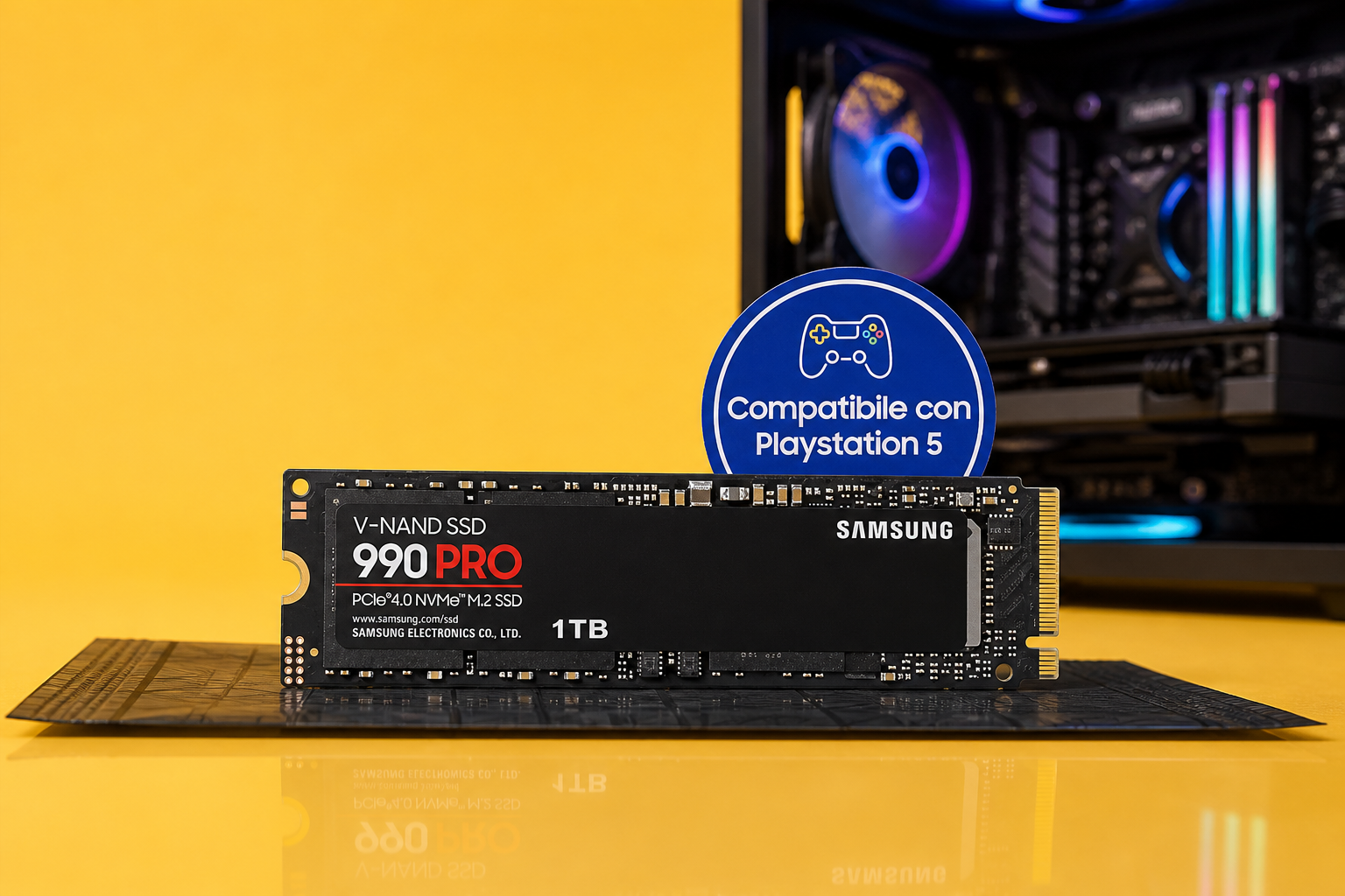 Anteprima: Samsung 990 PRO 1TB al 44%, 7.450 MB/s per tagliare le attese
