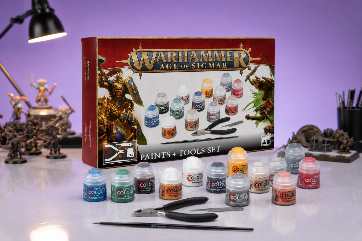 Anteprima: Warhammer Paints + Tools al minimo storico: 33,60€ per iniziare l’hobby