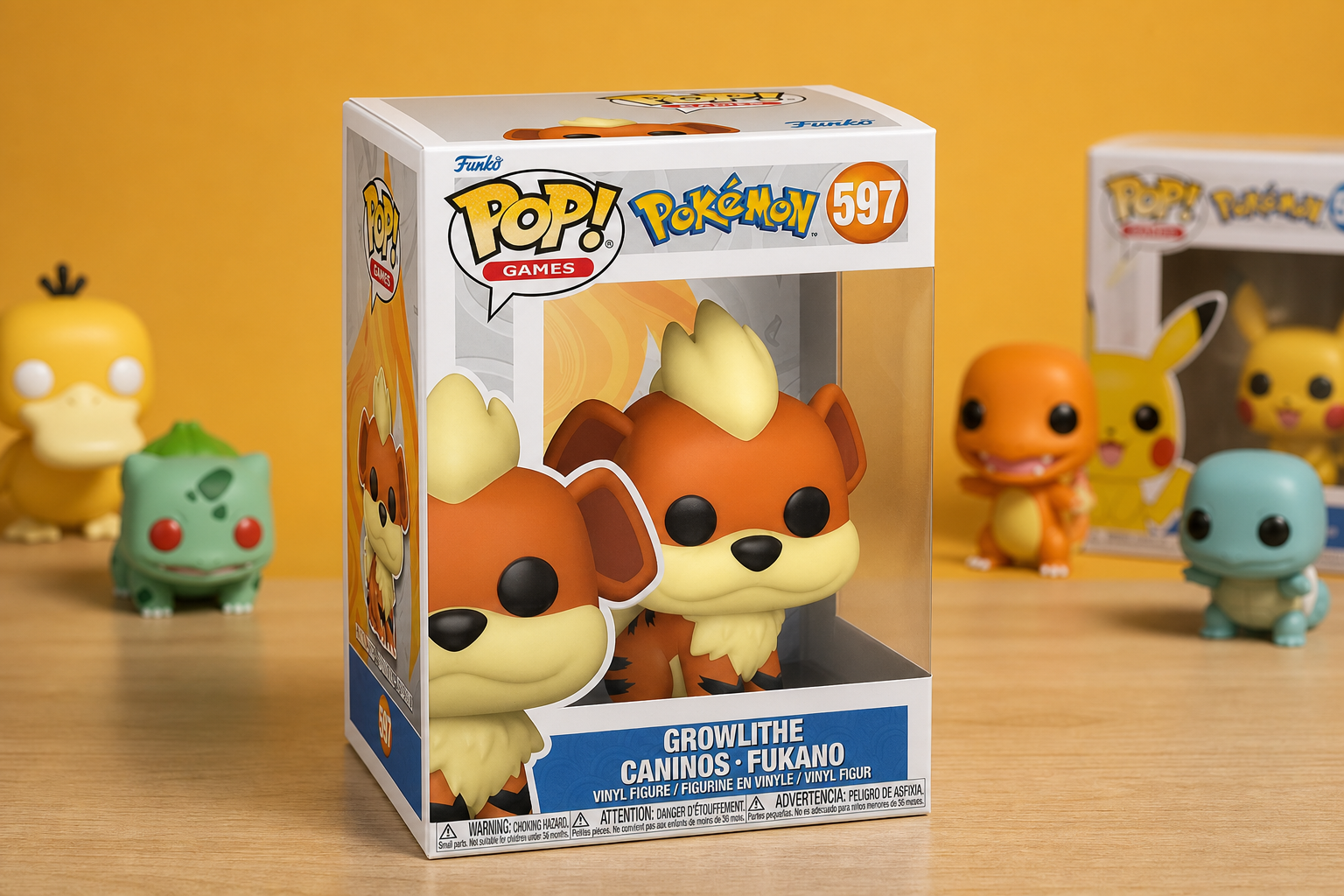 Anteprima: Funko POP! Pokémon Growlithe a 13€, il compagno che mancava alla mensola