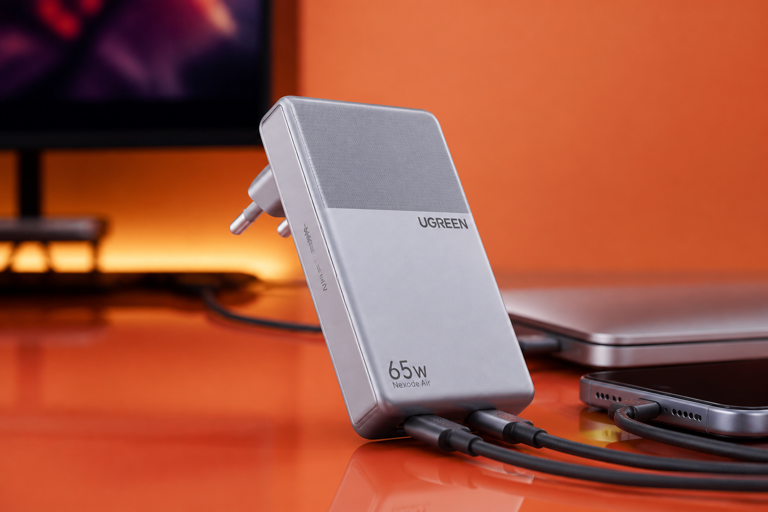 Anteprima: UGREEN Nexode Air 65W a 39,99€, ricarica Steam Deck, laptop e telefono