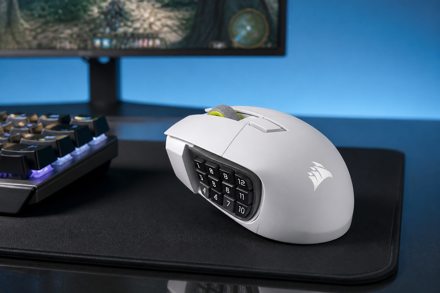 Anteprima: Corsair Scimitar Elite Wireless SE a 119,99€, 16 tasti per dominare gli MMO