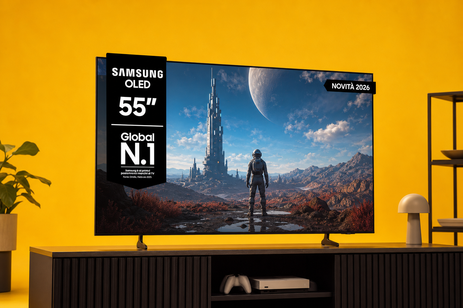 Anteprima: Samsung OLED 55″ a 982€, il minimo di sempre per giocare in 4K a 120 Hz