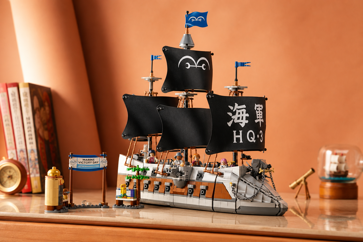 Anteprima: LEGO ONE PIECE La Nave di Garp a 157,39€, un set ricco di personaggi