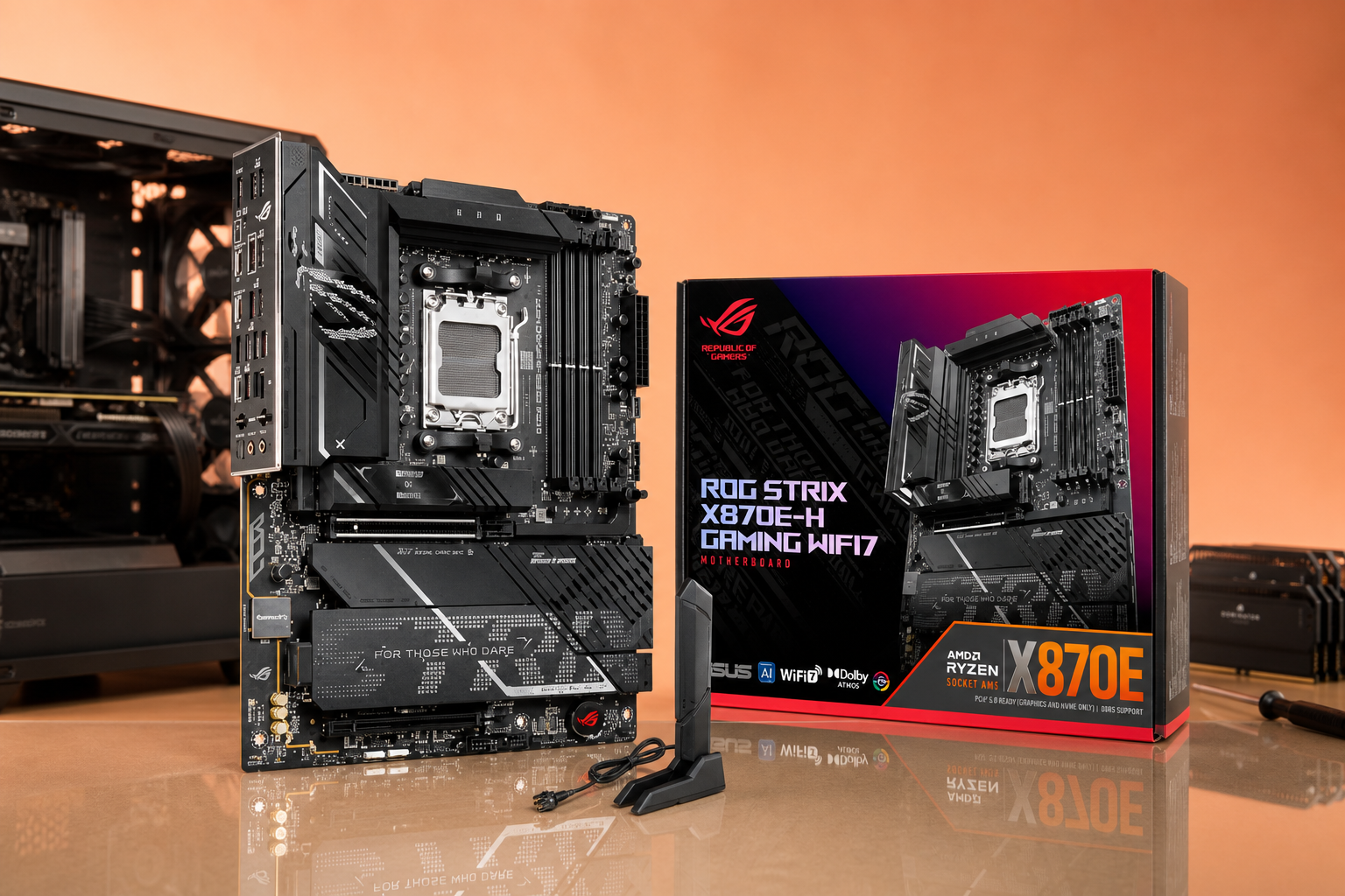 Anteprima: ASUS ROG STRIX X870E-H scontata del 25%, pronta per Ryzen 9000