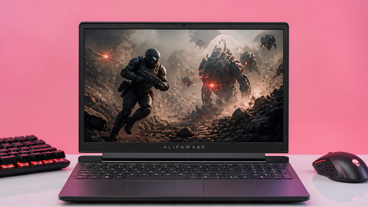 Immagine di RTX 5060 e display a 165 Hz, il notebook Alienware costa 1.249€