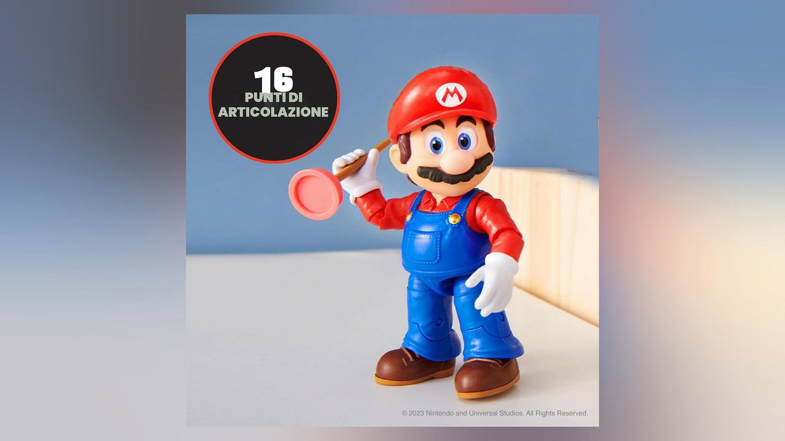 Anteprima: Super Mario Movie a 22,50€, la figure articolata con dettagli da collezione