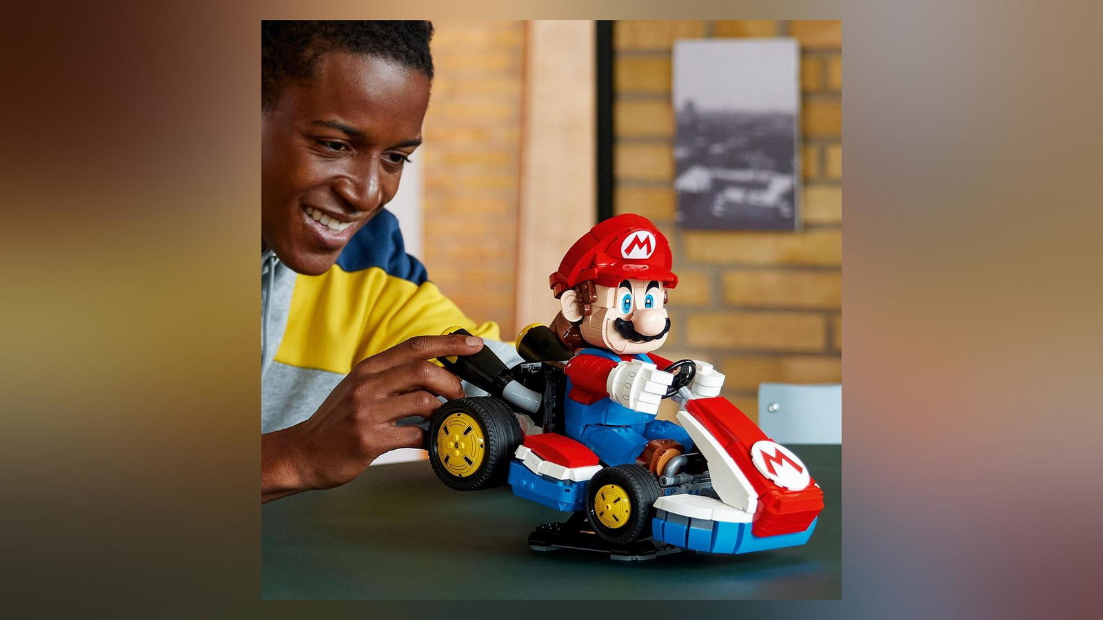 LEGO Mario Kart Mario e Kart Standard a 159,25€, la derapata da esporre