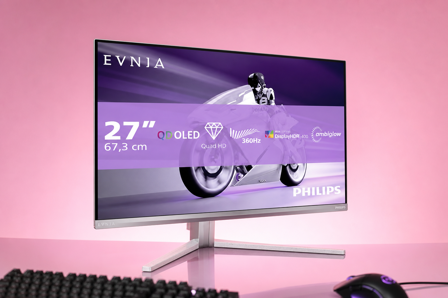 Anteprima: Philips QD-OLED 26,5″ sotto i 480€, un affare a 360 Hz per gli FPS