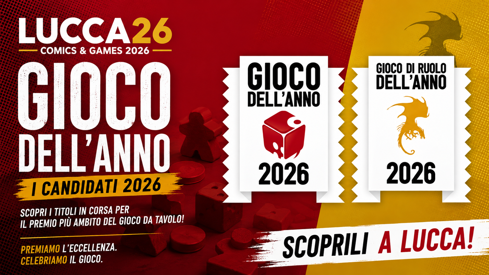 Gioco dell'Anno 2026, in gara 70 titoli da 29 editori