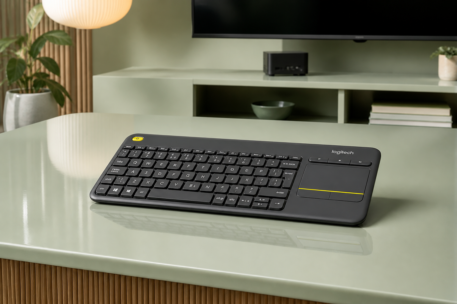 Logitech K400 Plus al 46% in meno, da prendere per PC e TV dal divano