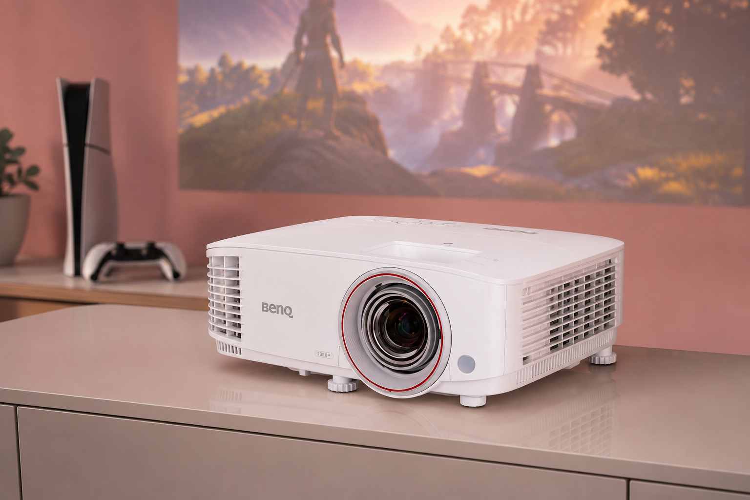 BenQ TH671ST a 737,89€, 100 pollici da 1,5 metri per giocare in grande