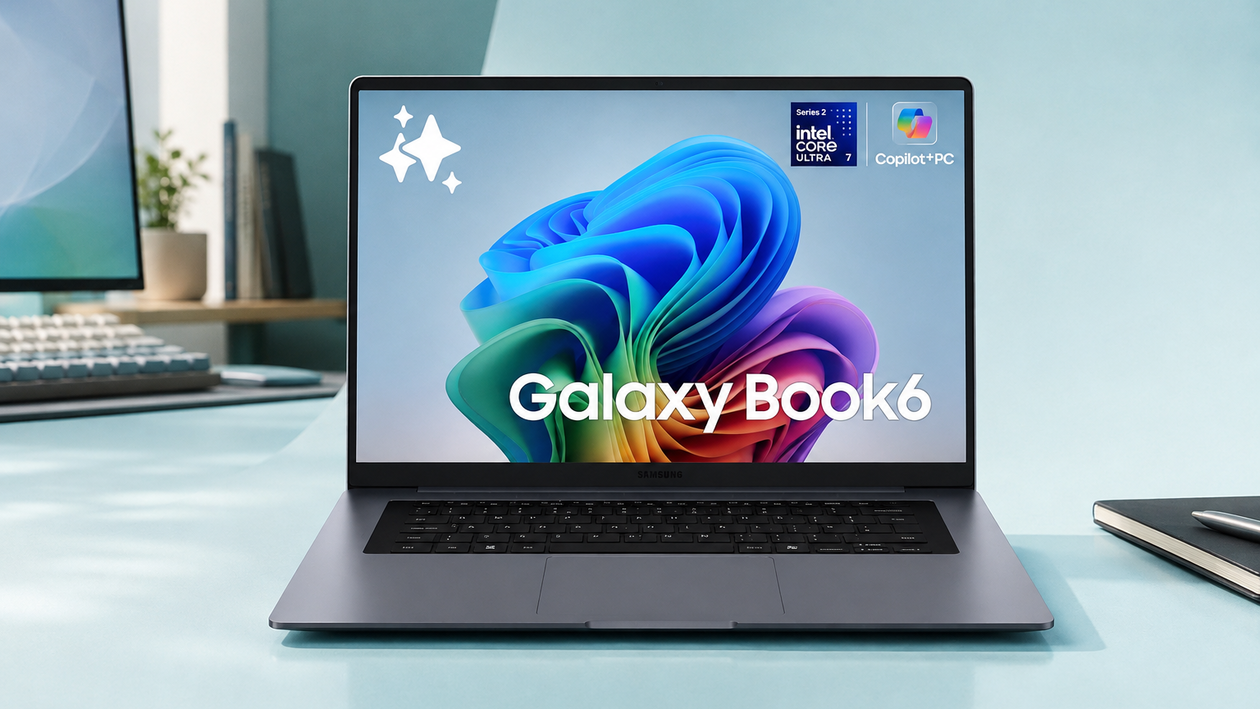 Immagine di 250€ in meno sul Samsung Galaxy Book6, 16 pollici per lavorare ovunque