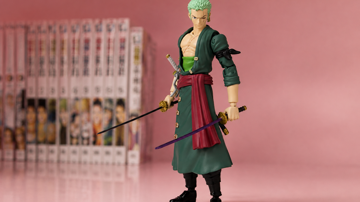Immagine di Bandai Anime Heroes Zoro al 42%, tre katane che meritano la vetrina