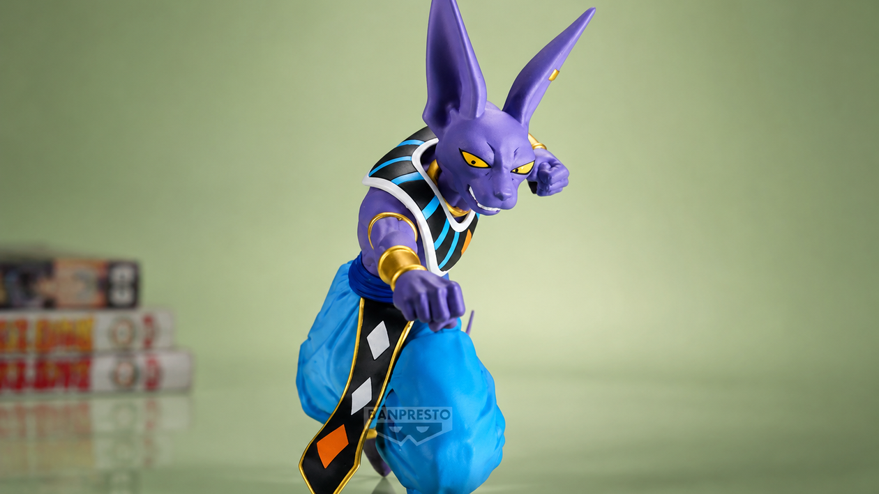 Immagine di Banpresto Beerus scende a 26,85€ e porta Dragon Ball Super in vetrina