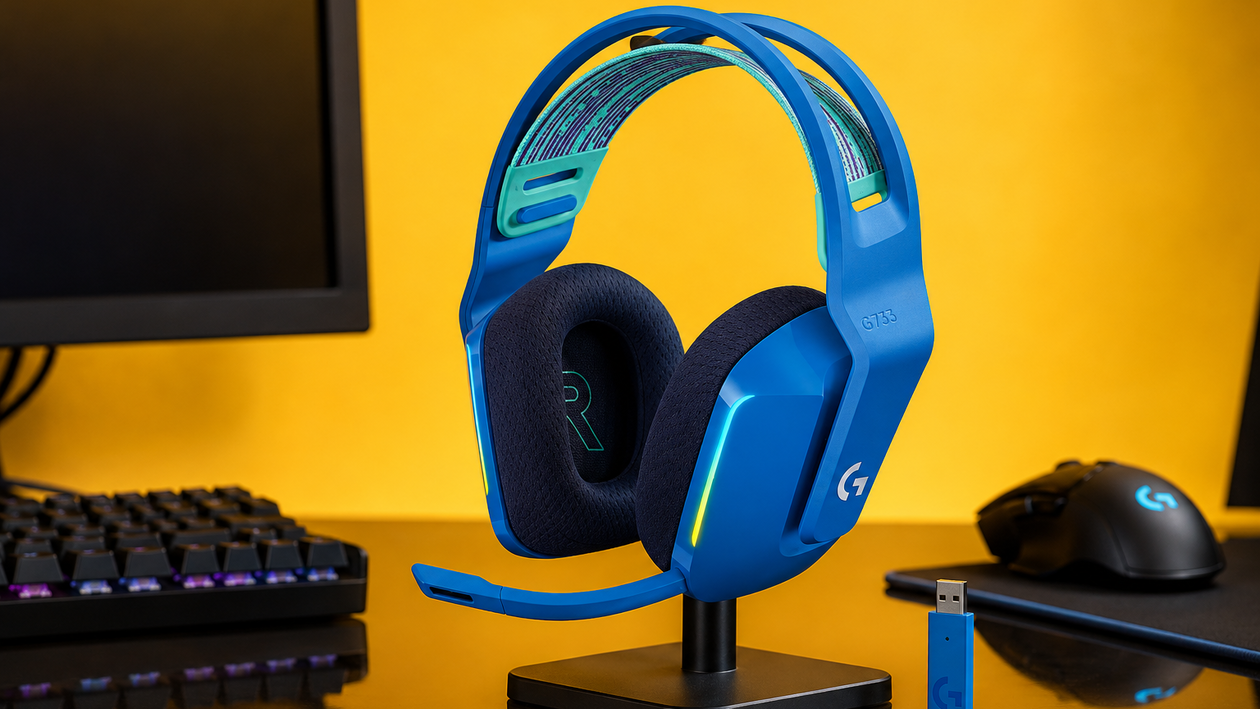 Immagine di Logitech G733 a 84,99€, 29 ore senza cavi per giocare e chattare